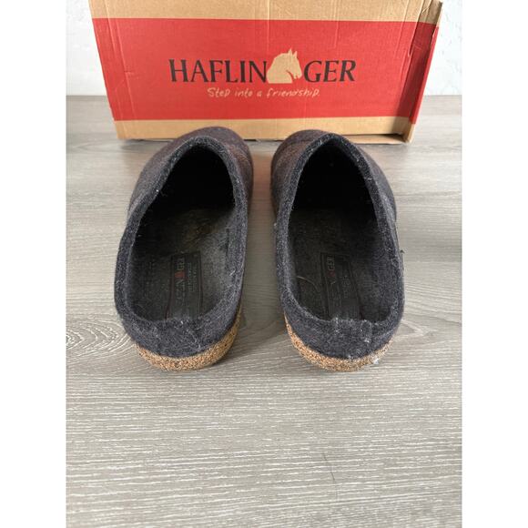 Haflinger GZ Spirit Navy Wool Women's Slippers Shoes- Size 39 US 8- EUC - Picture 6 of 8